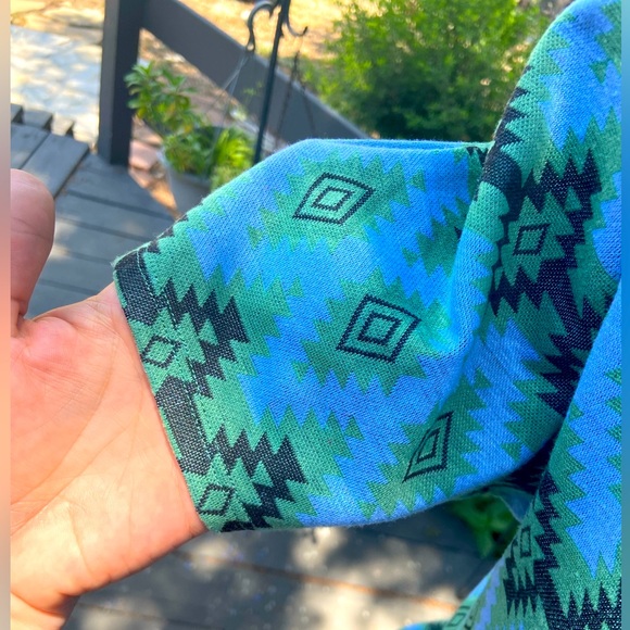 Lularoe Amelia Dress Size XL Aztec Tribal Pattern - Picture 5 of 8